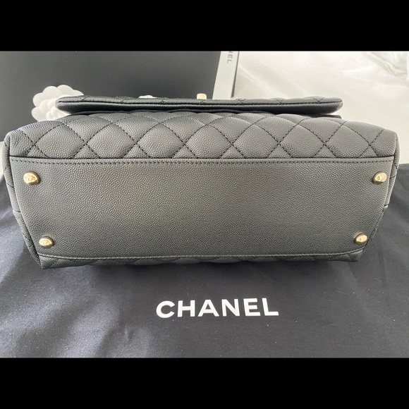 NWT RARE Small Coco Handle Black + Light Gold HW - Picture 6 of 16